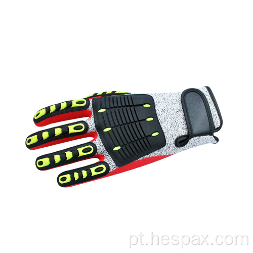 HESPAX CUTO TPR Resistente TPR protegido Anti-Impact Mining Glove